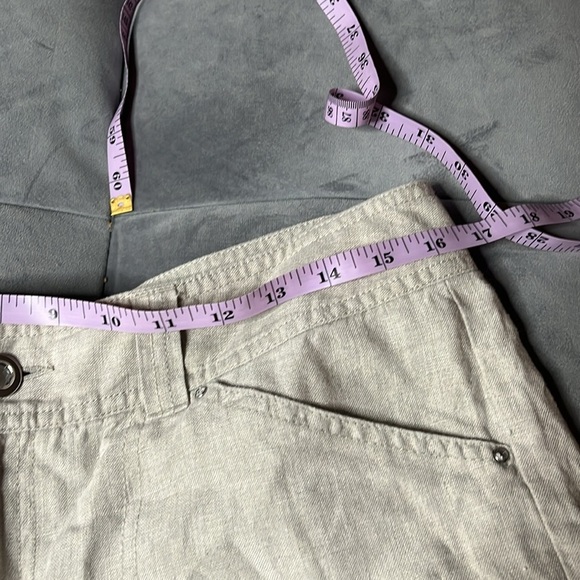 “Inc- International Concepts: Beach-100% Linen Shorts size 8” - Picture 4 of 6